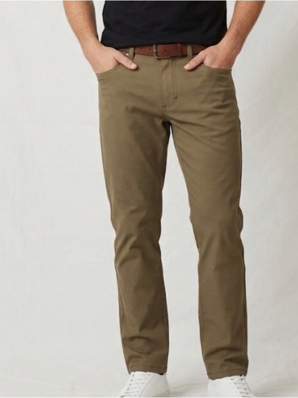 Weatherproof Vintage Men’s Pants 34x30 Tan Khaki Stretch (A824)